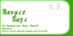 margit buzi business card